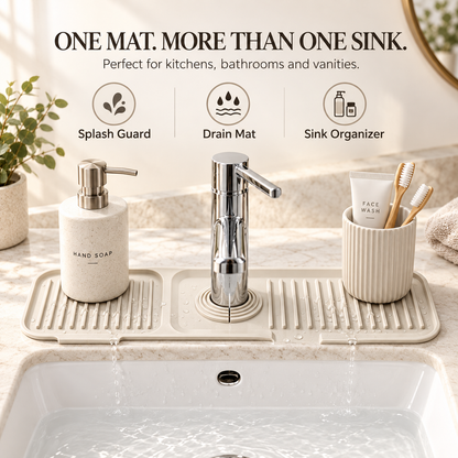 Silicone Faucet Drip Mat