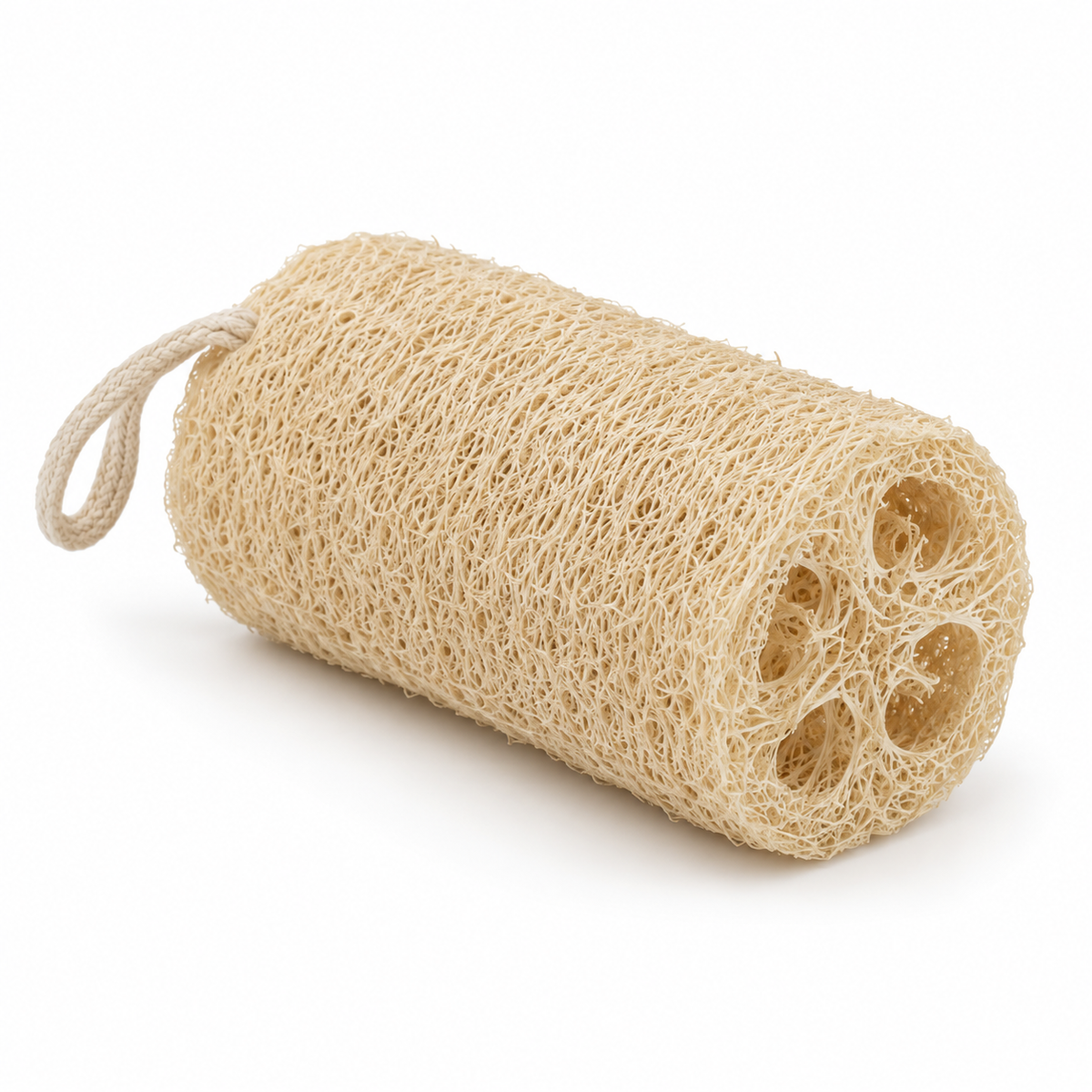 Natural Loofah Dish Scrubber with Hanging Loop