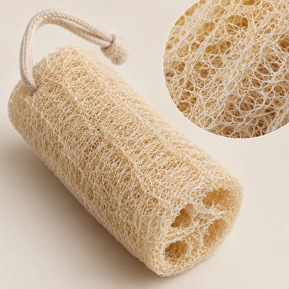 Natural Loofah Dish Scrubber with Hanging Loop